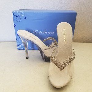 Fabulicious Pleaser Cocktail 501-5 Sandal Shoe 9M